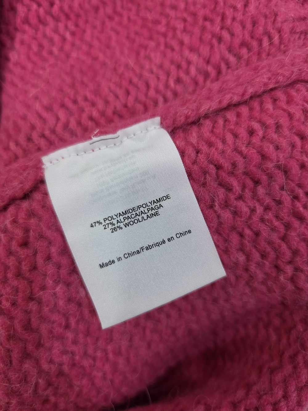 Tory Burch Raspberry Fringe Turtleneck Sweater - Picture 6 of 6
